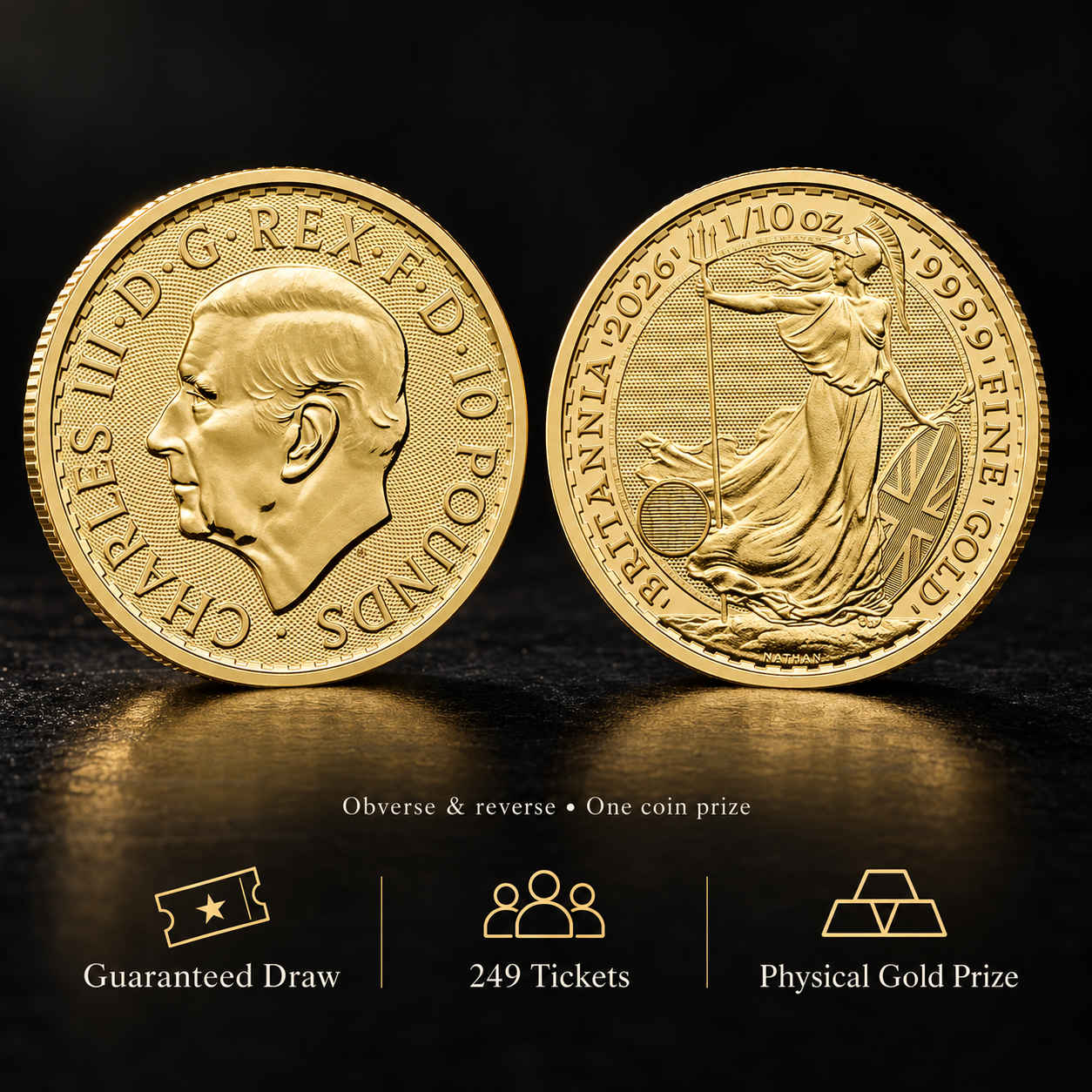 1/10oz Gold Britannia