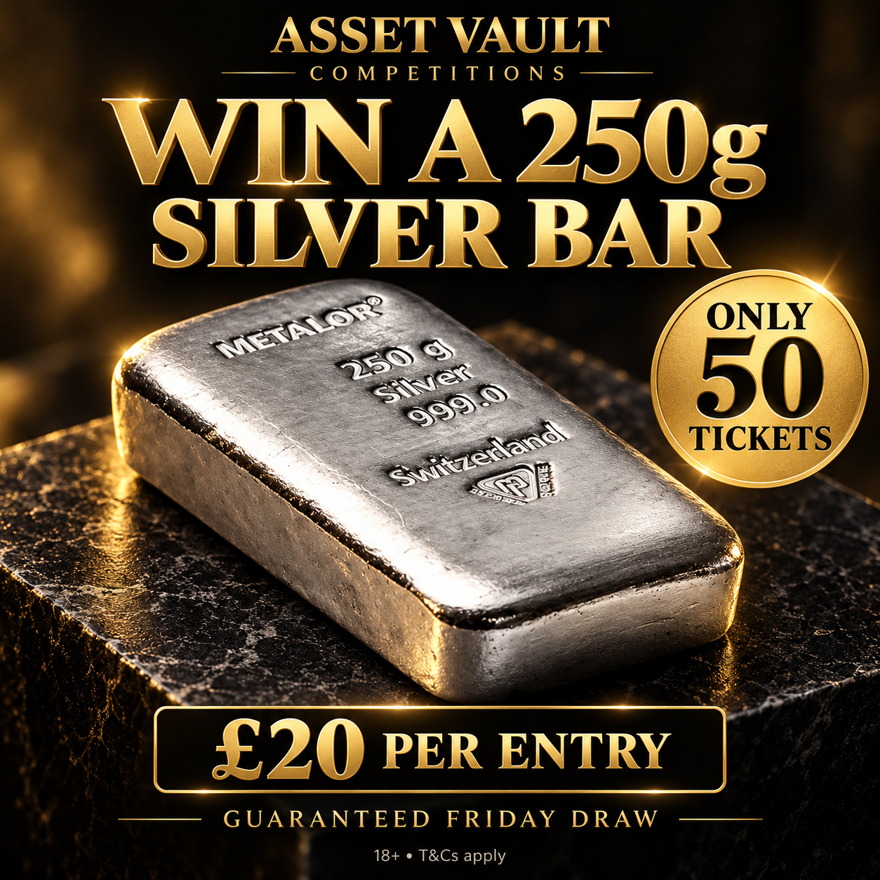 250g BAR SUPER LOW ODDS